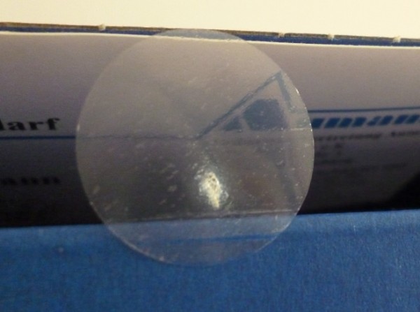 Verschlussklebepunkte, Verschlussronden, transparent